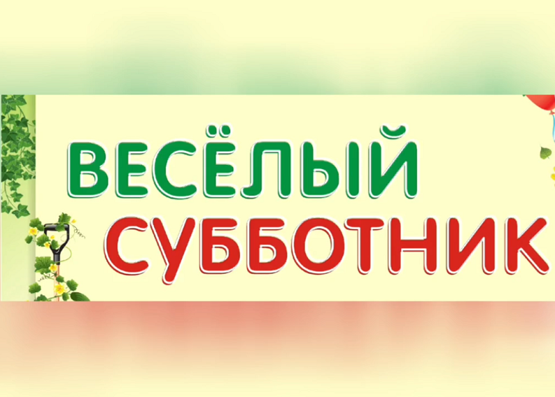 Весёлый субботник.